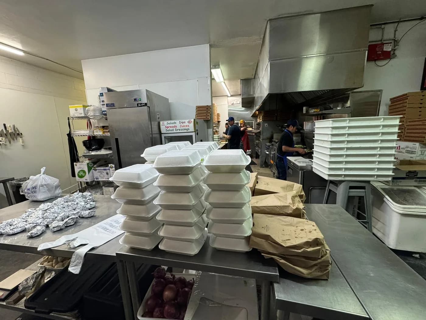 Des centaines de repas, chaque samedi soir